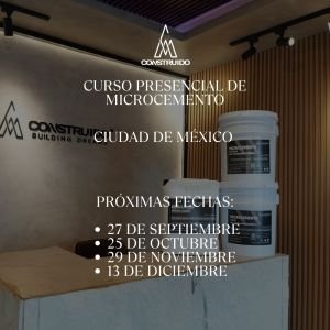 Curso Presencial de Microcemento | CIUDAD DE MÉXICO