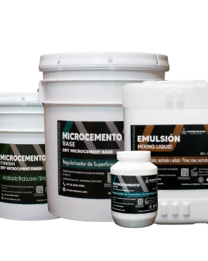 90 M2 – KIT MICROCEMENTO MUROS Y PLAFONES EXTRA LISOS.