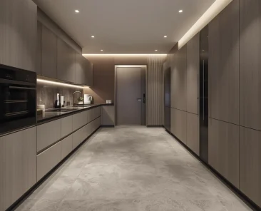 necesito la foto de una cocina de lujo con piso de microcemento (2)